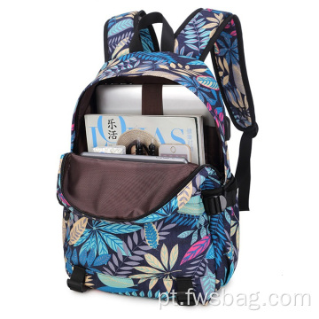 2022 Spring temporada de primavera tipo USB Tipo de carga impermeável estudantes do ensino médio Backpack Back Bag